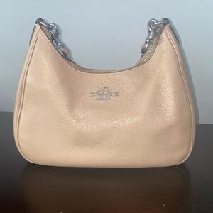 Coach Tan Leather Hobo Bag